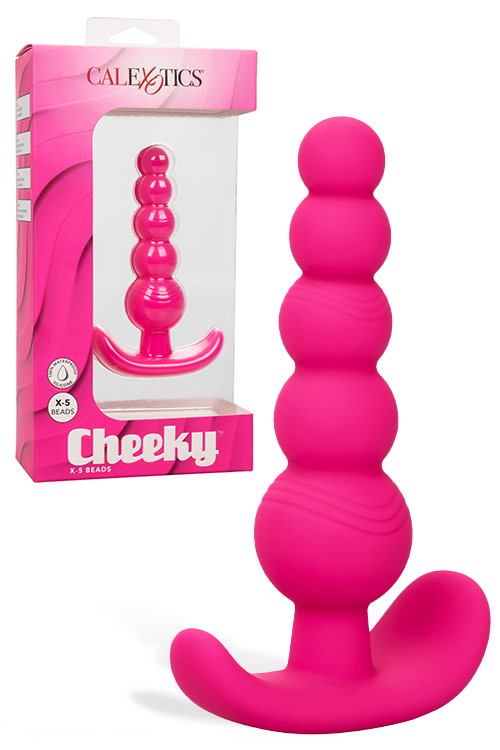 4.25" Cheeky X-5 Silicone Booty Beads