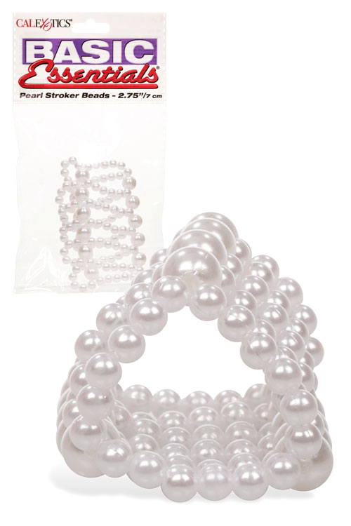 Basic Essentials Large Pearl Stroker Beads