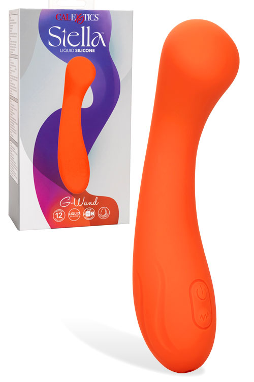 California Exotic Stella Liquid Silicone 4.5&quot; G Spot Vibrator