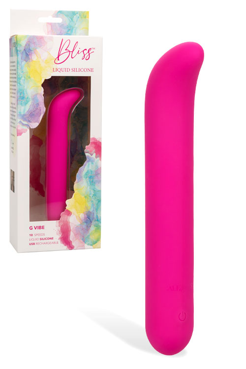 California Exotic Liquid Silicone 5.25&quot; G Spot Vibrator