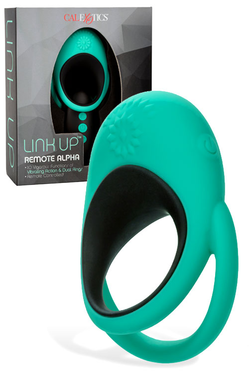 California Exotic Link Up Alpha 1.5&quot; Remote Controlled Penis Ring