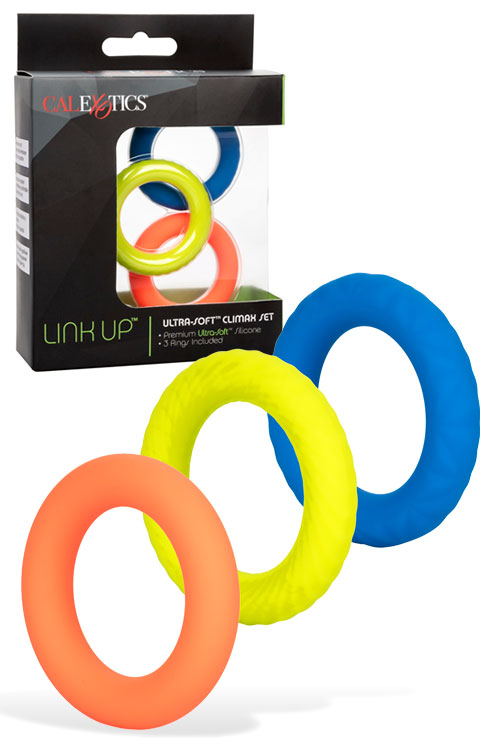 Link Up Climax - 3 Piece Cock Ring Set