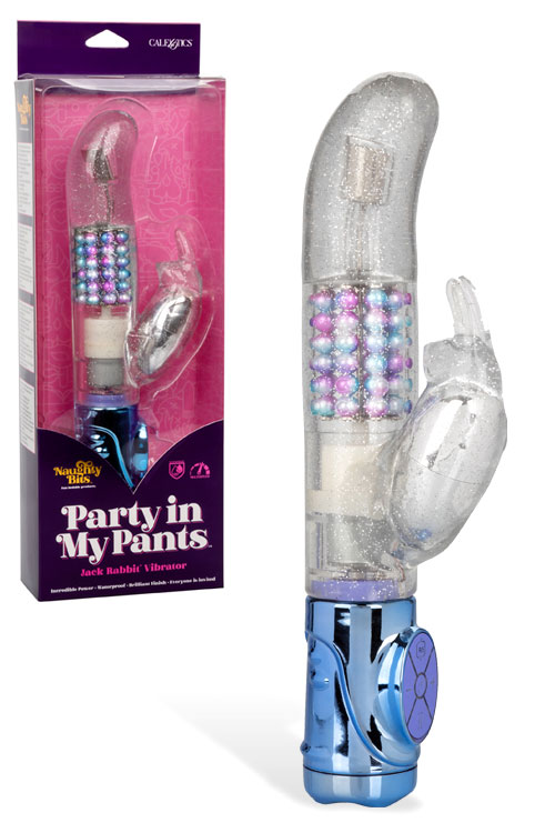 California Exotic Naughty Bits Party In My Pants 5&quot; Jack Rabbit Vibrator