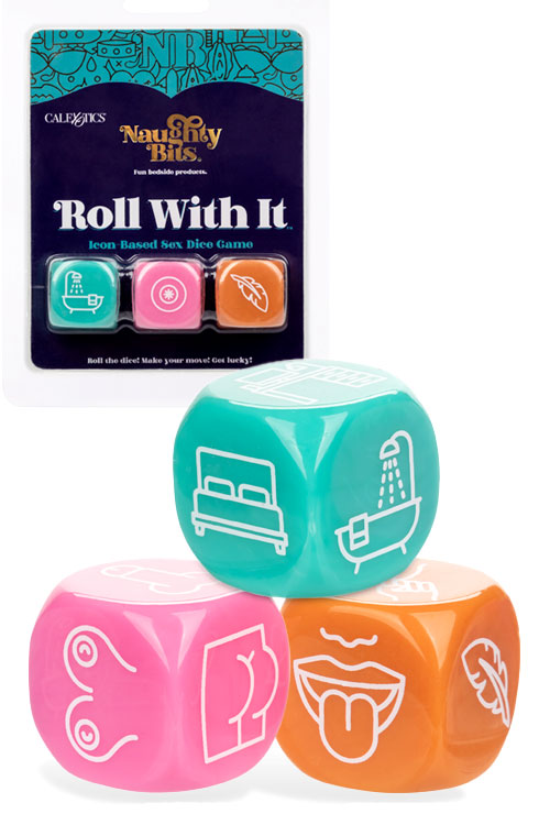 California Exotic Naughty Bits: Roll With It - 3 Piece Icon Based Sex Dice