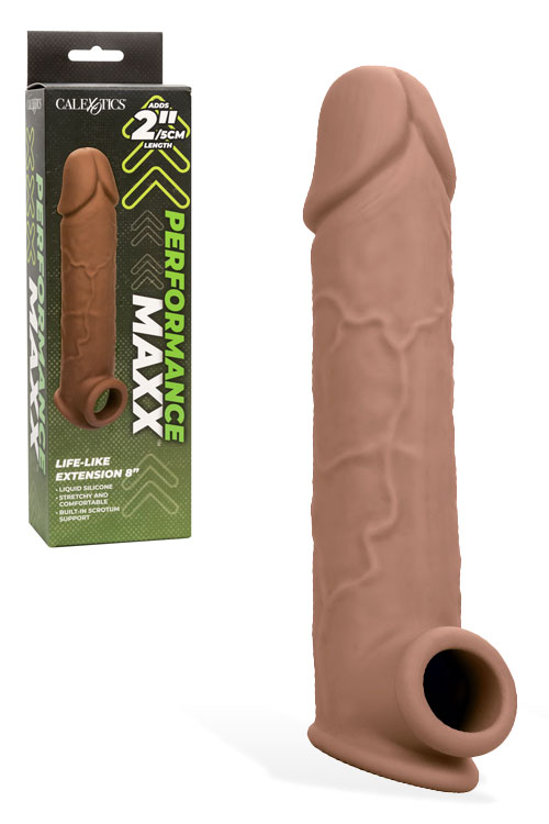 California Exotic Performance Maxx 8&quot; Life Like Penis Extension Sleeve