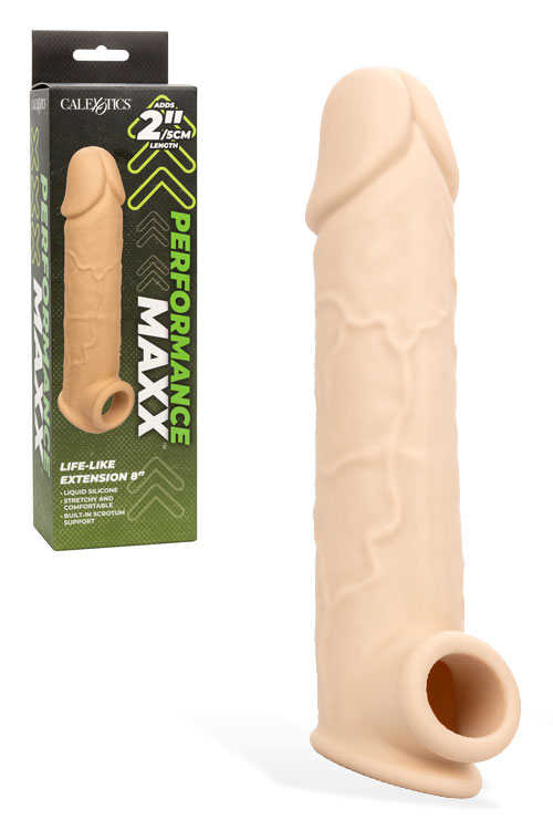 California Exotic Performance Maxx 8&quot; Life Like Penis Extension Sleeve