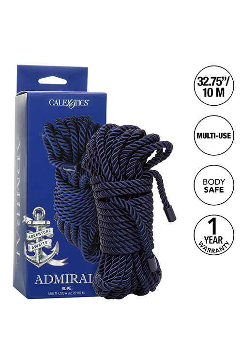 California Exotic Admiral Navy Synthetic Bondage Rope | 10m (32.75')