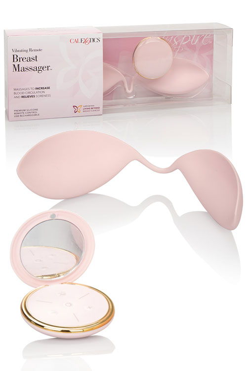 California Exotic Vibrating Remote Controlled Breast Massager