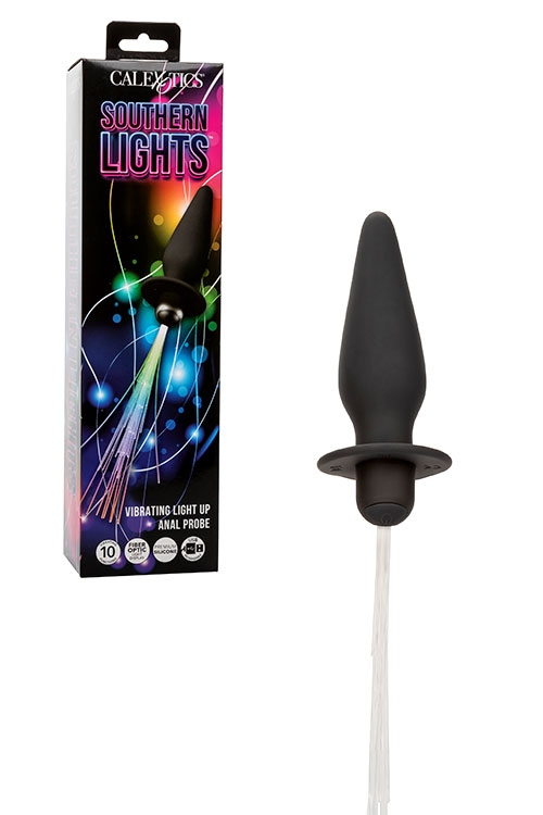 California Exotic Southern Lights 4.5&quot; Vibrating Light Up Anal Probe