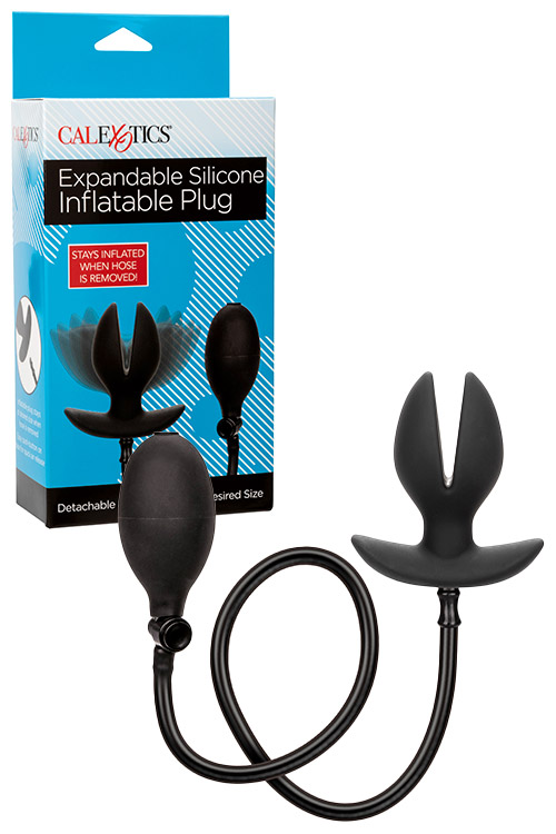 California Exotic 3&quot; Expandable Silicone Inflatable Butt Plug