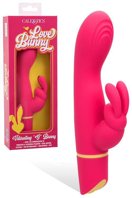 California Exotic Vibrating G Bunny 7.5&quot; Silicone Rabbit Vibrator