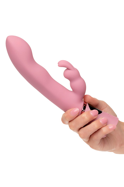 California Exotic Digital G Bunny 8.75&quot; Silicone Rabbit Vibrator with Digital Display & Clitoral Teaser