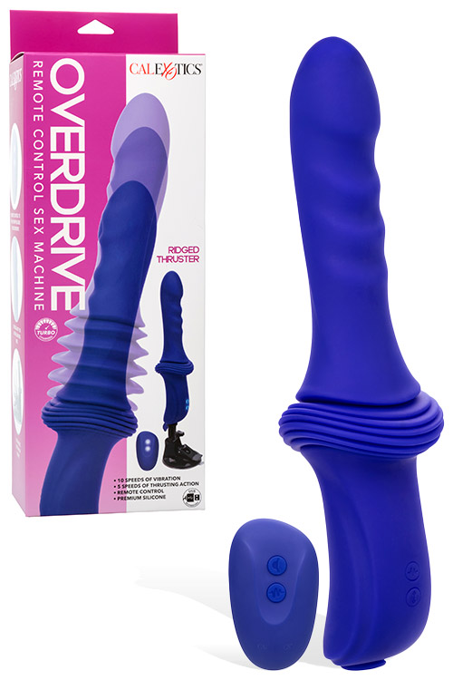 Ridged Thruster 6.75" Remote Controlled Thrusting Sex Machine