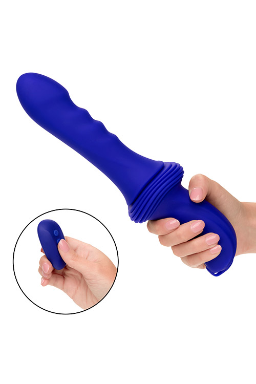 California Exotic Ridged Thruster 6.75&quot; Remote Controlled Thrusting Sex Machine