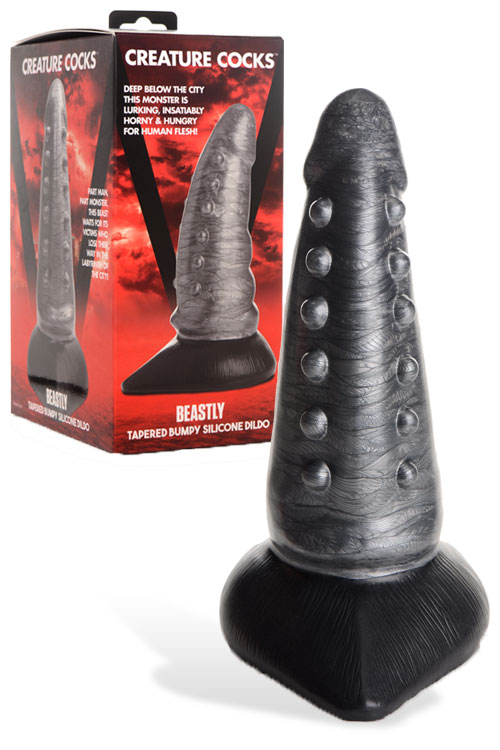 Creature Cocks Beastly 8.25&quot; Tapered Tentacle Dildo