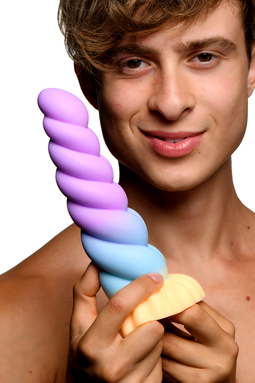 Creature Cocks Mystique 8.3&quot; Silicone Unicorn Monster Dildo