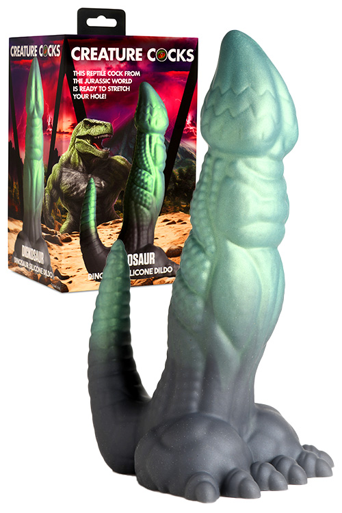 Creature Cocks Dickosaur 7.3&quot; Silicone Dinosaur Monster Dildo