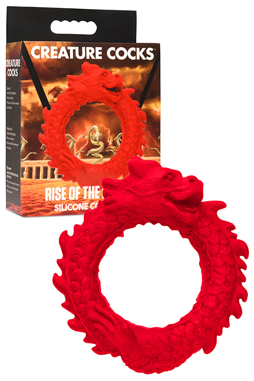 Creature Cocks Rise Of The Dragon 3.3&quot; Silicone Cock Ring