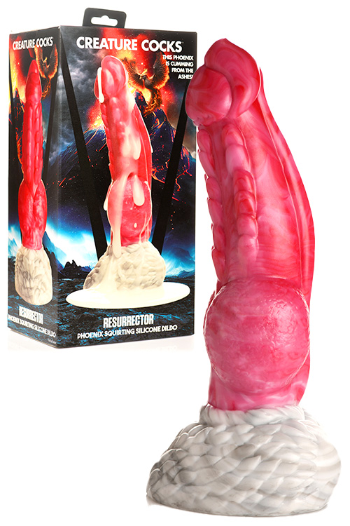 Creature Cocks Resurrector Phoenix 9.1&quot; Silicone Avian Squirting Monster Dildo