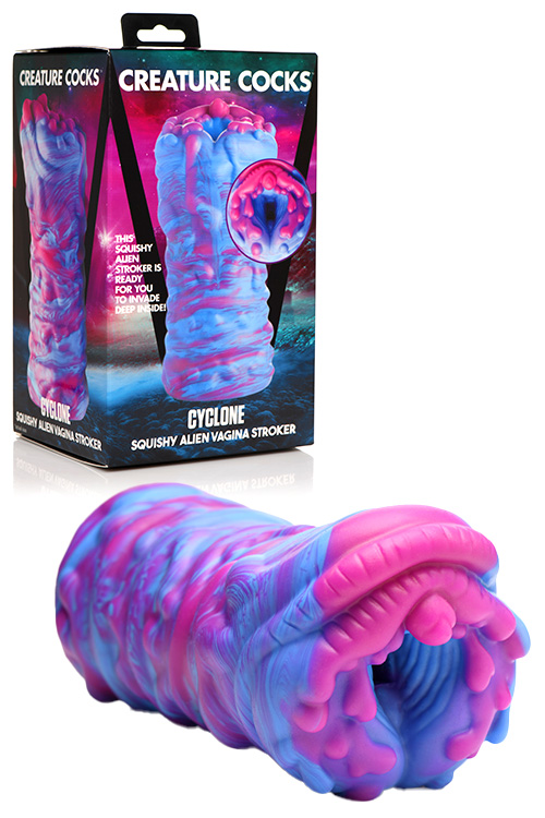 Creature Cocks Cyclone 6.5&quot; Squishy Alien Vagina Stroker