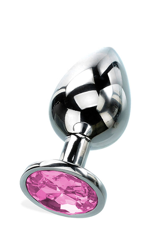 Curious Candy August - 2.7&quot; Spinel Birthstone Butt Plug with Jewel