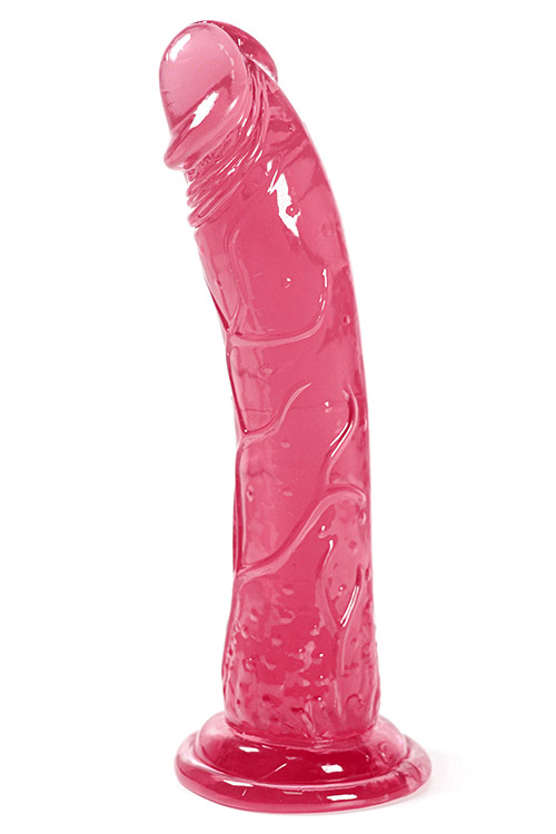 Curious Candy Lollipop 8.3&quot; Realistic Dildo with Suction Cup Base