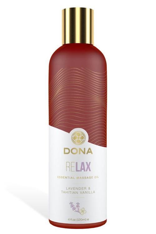 Relax Massage Oil - Lavender & Tahitian Vanilla (120ml)