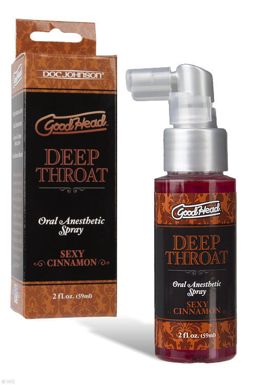 Doc Johnson GoodHead Deep Throat Spray Cinnamon (2 oz.)