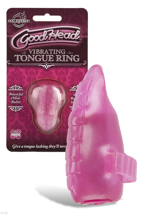 Doc Johnson GoodHead Vibrating Tongue Ring