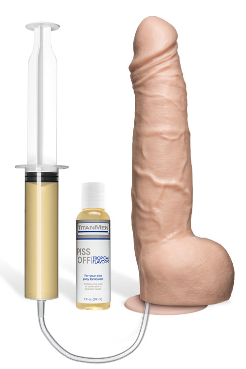 10" Squirting Dildo With Vac-U-Lock Suction Cup