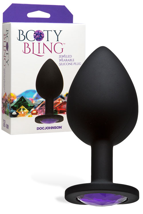 Silicone Booty Bling 4" Anal Plug