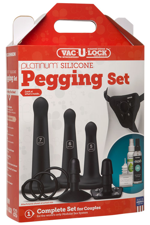 Vac-U-Lock Complete Pegging Set for Couples
