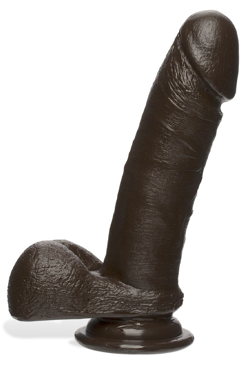 Firm 7" Realistic Angled Dildo with Suction Cup Base