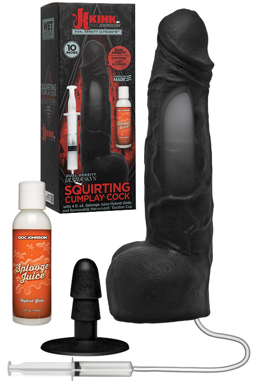 Kink 10.5" Squirting Dildo with Suction Cup
