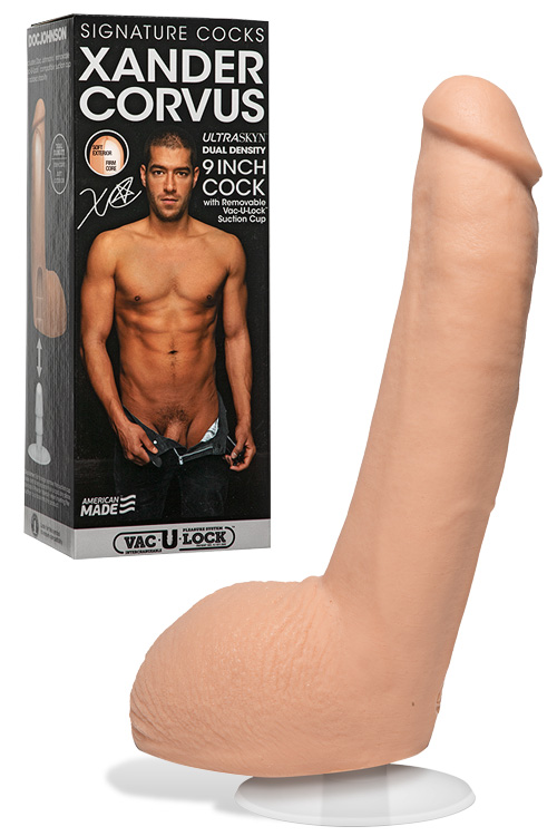 Xander Corvus 9" Realistic Dildo with Removable Suction Cup