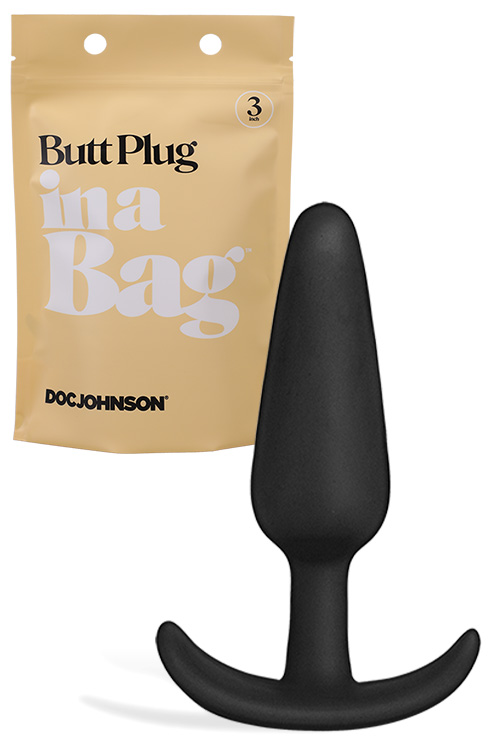 3" Butt Plug In A Bag