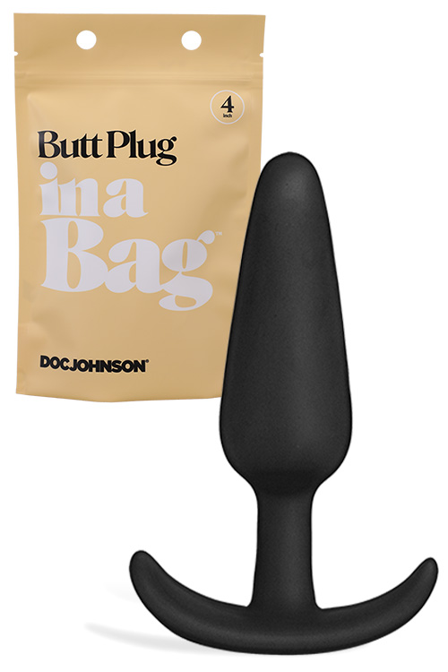 Doc Johnson 4&quot; Butt Plug In A Bag