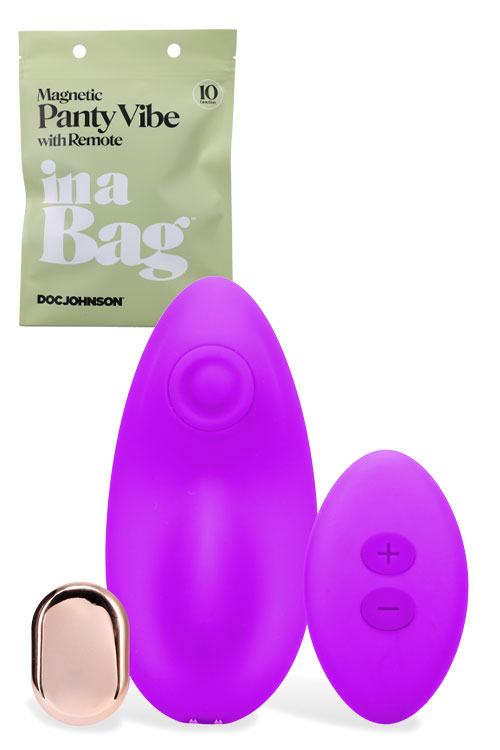 Doc Johnson 3.75&quot; Remote Controlled Panty Vibe In A Bag