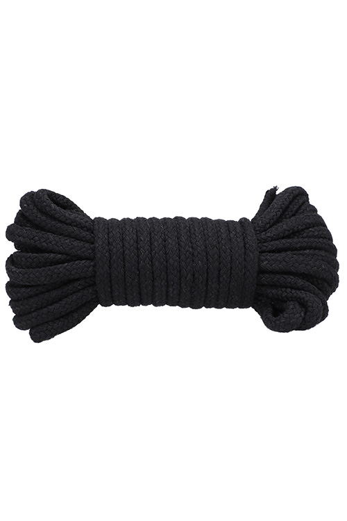 Doc Johnson Black Cotton Rope In A Bag | 32' (9.75m)