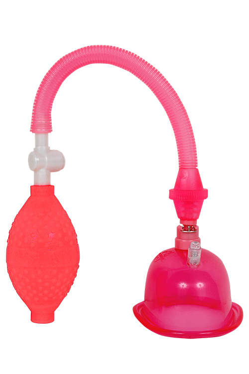 Doc Johnson Pussy Pump In A Bag 4.25&quot; Pink Vaginal Pump