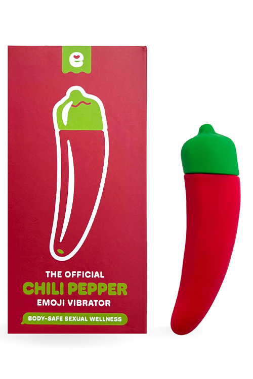 Emojibator Chilli Pepper 4.3&quot; Vibrator