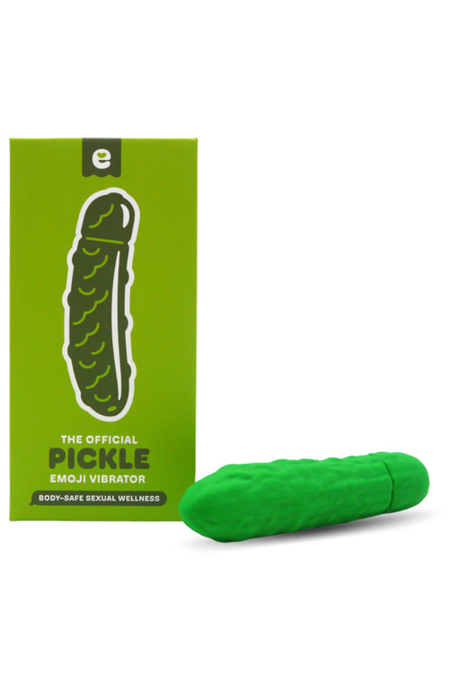 Emojibator Pickle 4.3&quot; Vibrator