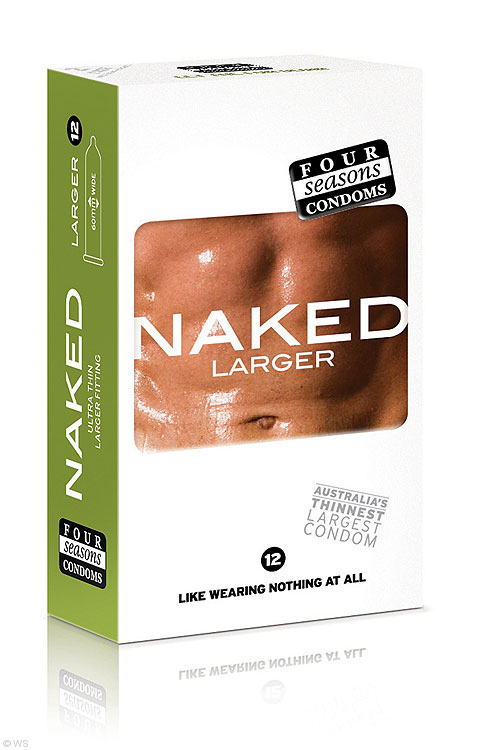 Four Seasons Large Naked Condoms (12 pack)