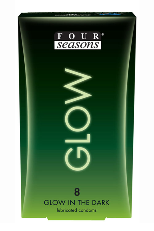 Four Seasons Glow-In-The-Dark Condoms (8 pack)