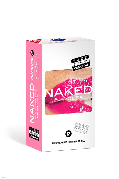 Four Seasons Naked Flavoured Condoms (12 Pack)