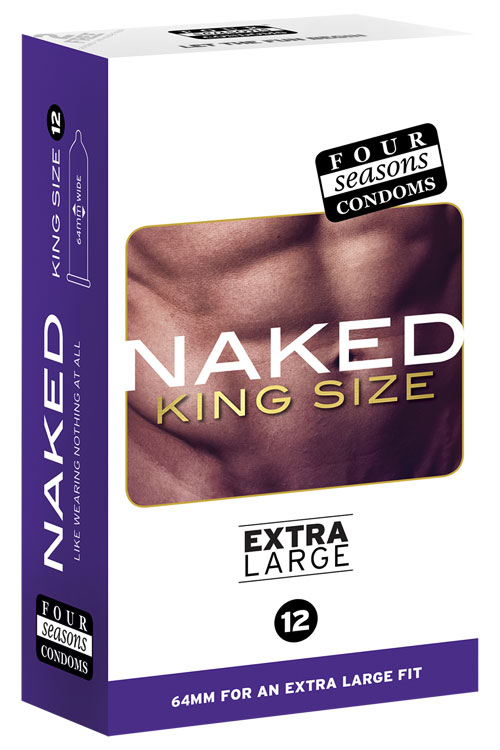 Four Seasons Naked King Size Condoms (12 Pack)