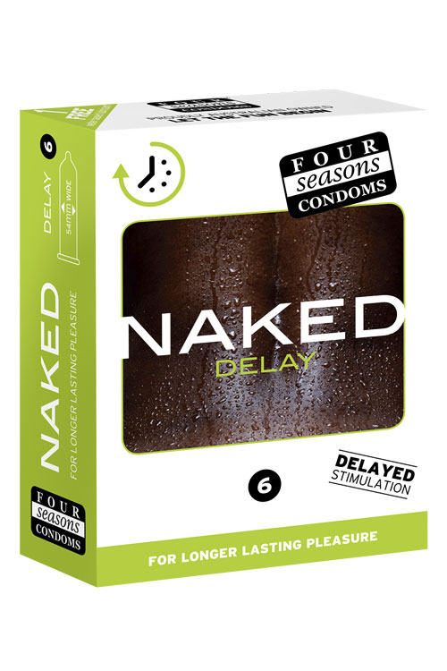 Four Seasons Naked Delay Condoms (6 Pack)