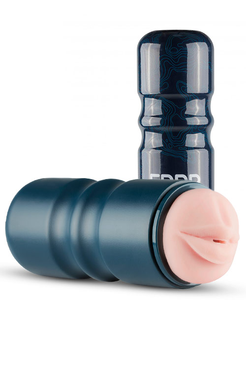 6.7" Realistic Mouth Masturbator with Removable Sleeve