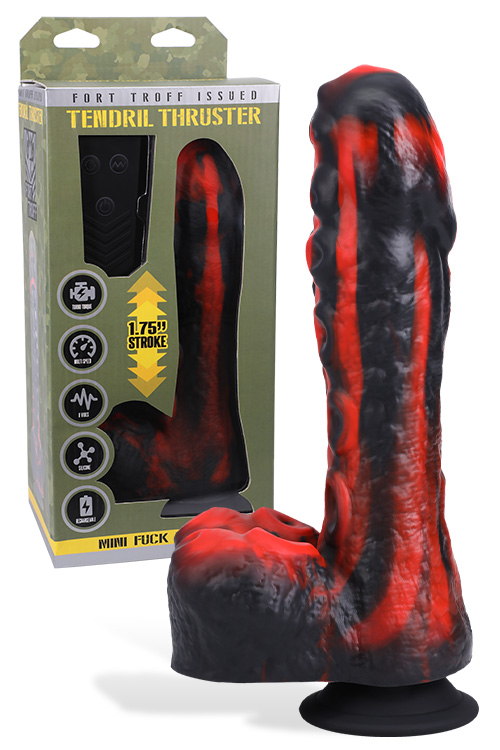 Fort Troff Tendril Thruster 8.5&quot; Mini Red Sex Machine