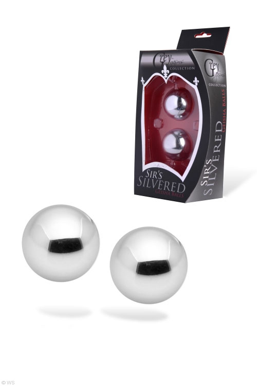 Silvered 1.3" Kegel Balls